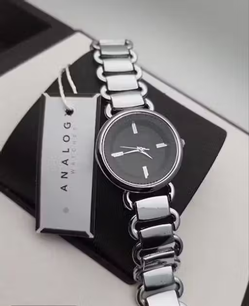 Women Silver Metal Casual Watches