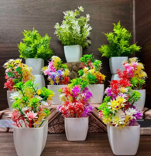 artificial plant (set of 10) home decoration