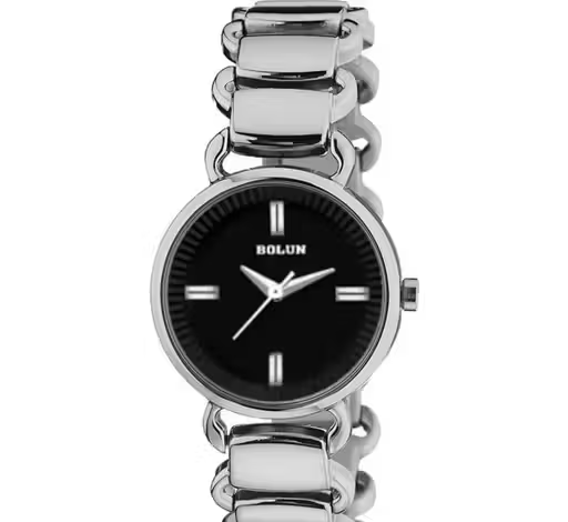 Women Silver Metal Casual Watches