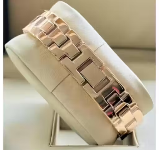 Green Dial Rose Metal BD Belt Analog Women Watch