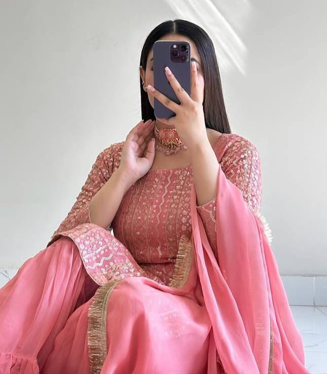 Top Pallazo & Dupatta Set